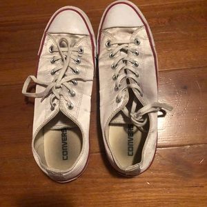Satin White Converse